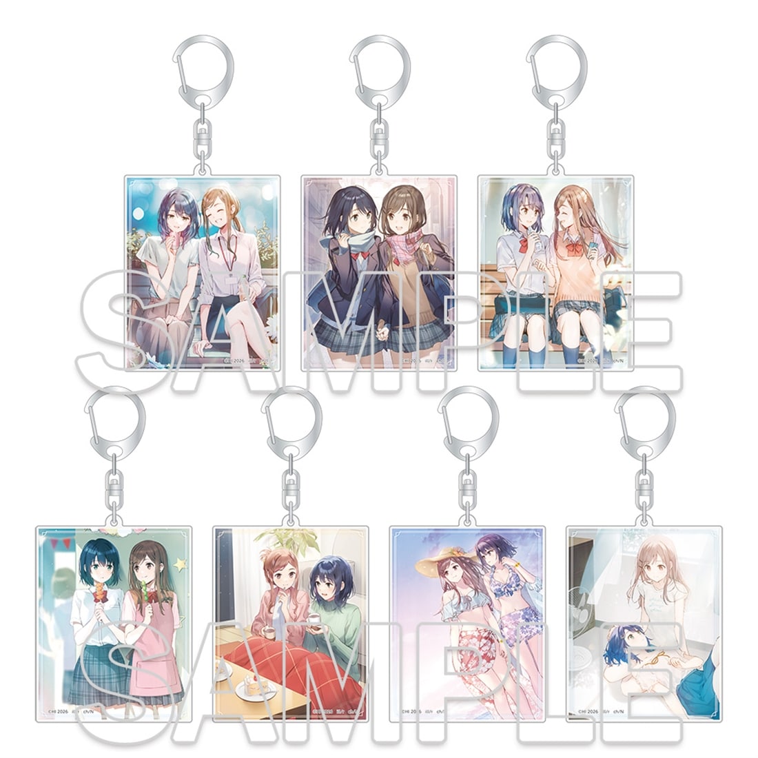 [※Blind](1BOX=7)(Goods - Keychain) Adachi and Shimamura Tradable Acrylic Keychain