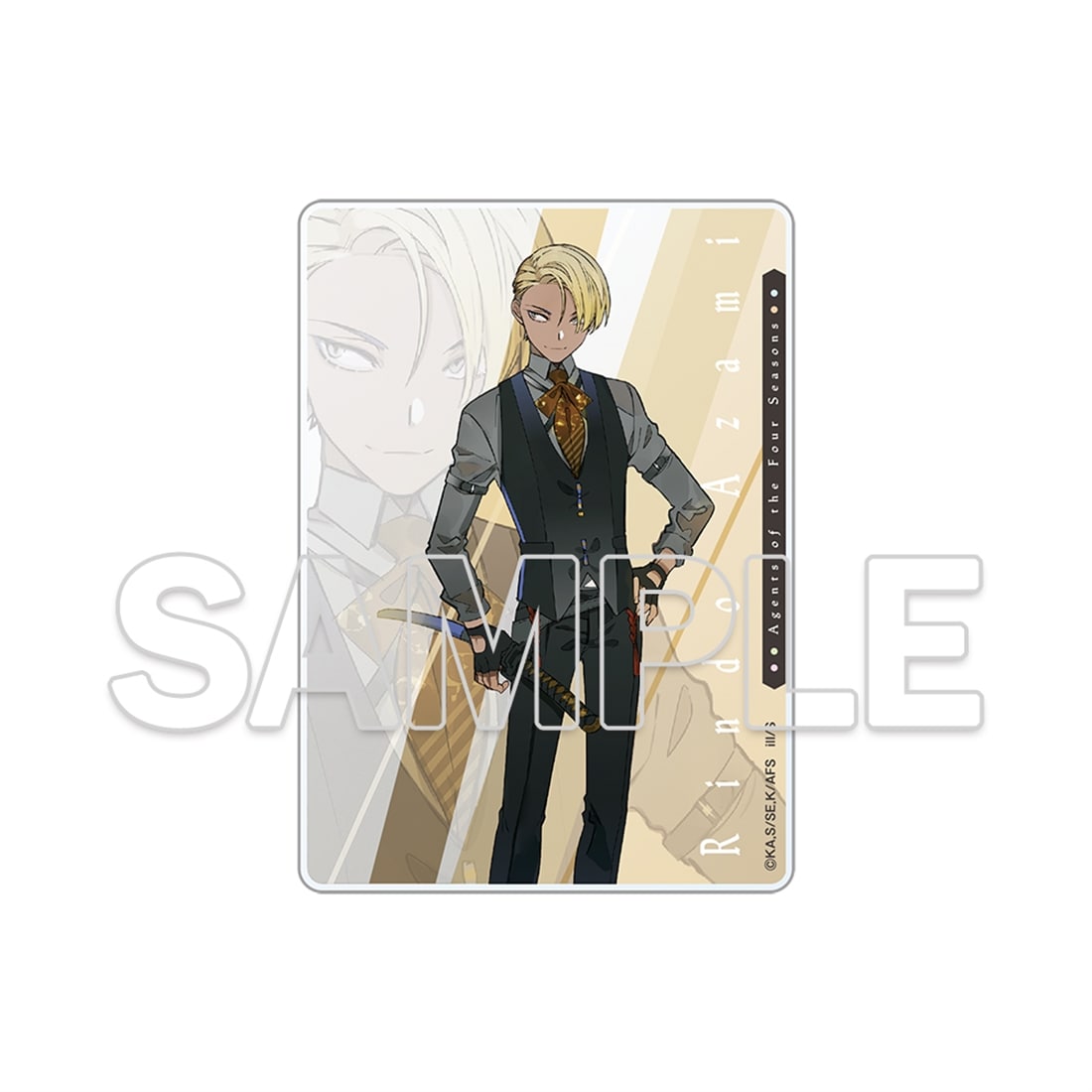 (Goods - Card) Agents of the Four Seasons Acrylic Card - Rindo Azami