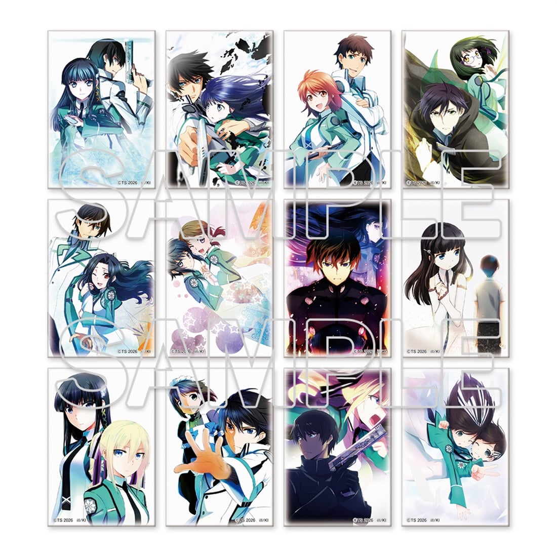 [※Blind](1BOX=12)(Goods - Badge) Kana Ishida Art Works (3) Release Commemoration The Irregular at Magic High School Tradable Square Tin Badge Ver.1