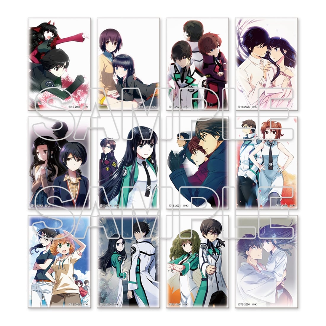 [※Blind](1BOX=12)(Goods - Badge) Kana Ishida Art Works (3) Release Commemoration The Irregular at Magic High School Tradable Square Tin Badge Ver.2