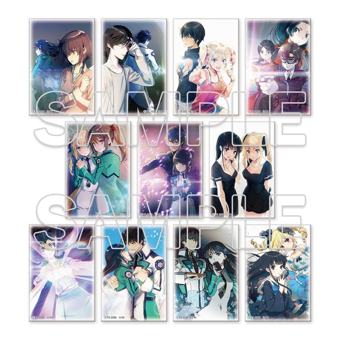 [※Blind](1BOX=11)(Goods - Badge) Kana Ishida Art Works (3) Release Commemoration The Irregular at Magic High School Tradable Square Tin Badge Ver.3