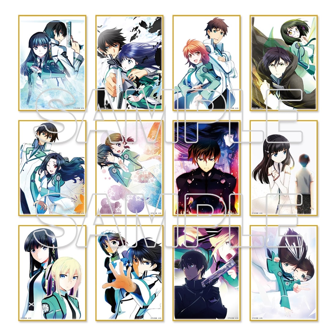 [※Blind](1BOX=12)(Goods - Art Board) Kana Ishida Art Works (3) Release Commemoration The Irregular at Magic High School Tradable Mini Illustration Board Ver.1