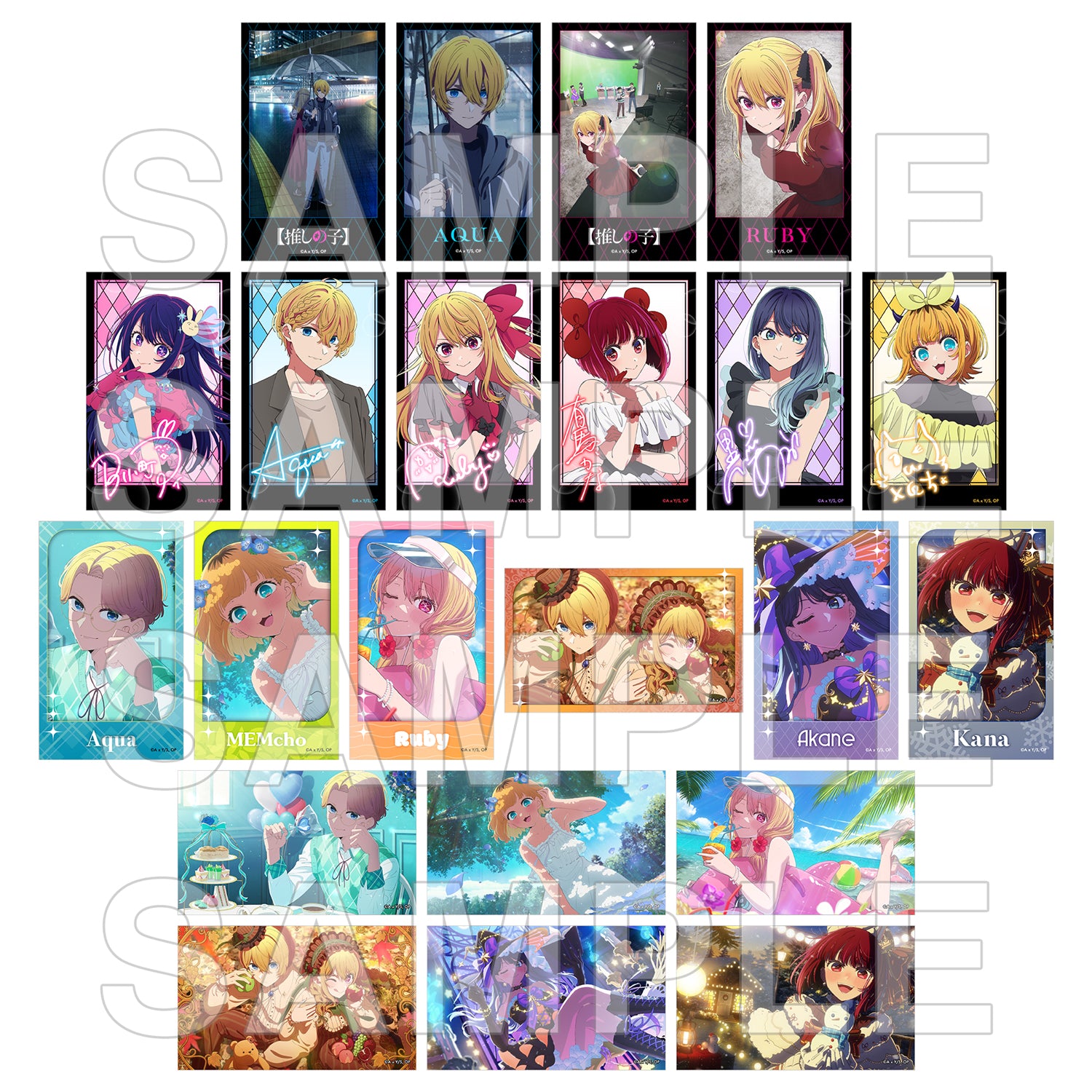 (1BOX=11)(Goods - Card) 【OSHI NO KO】Mini Photo-style Illustrations Collection ver.10 PACK