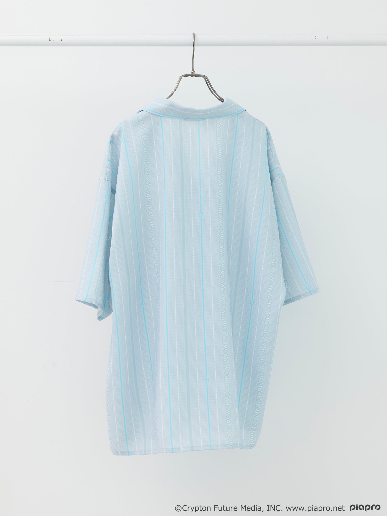 (Goods - Shirt) Hatsune Miku Open Collar Big Shirt [earth music&ecology Japan Label]