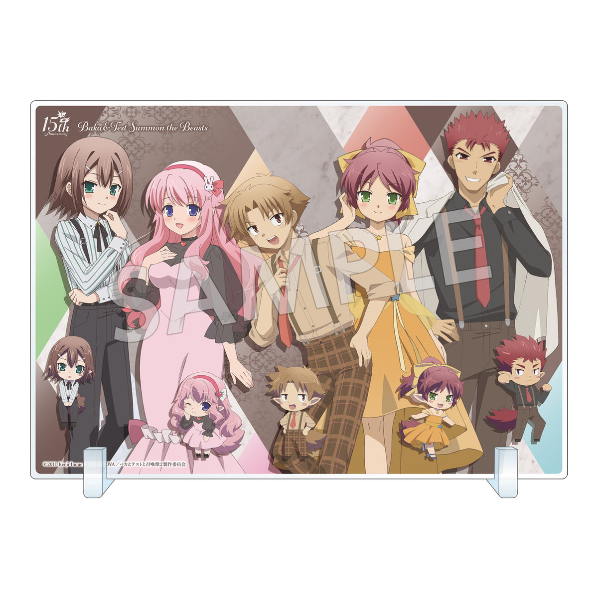 (Goods - Ornament) TV Anime BAKA and TEST -Summon the Beasts- Formal Series Acrylic Panel