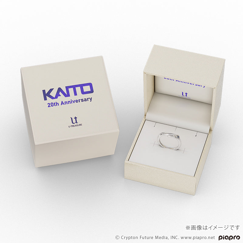 (Goods - Fine Jewelry) Piapro Characters KAITO 20th Anniversary Ring - Platinum