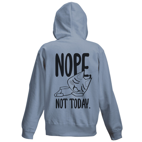 (Goods - Outerwear) Together Everywhere! (Doko Demo Issyo!) Nope Not Today Zip-Up Hoodie - ACID BLUE