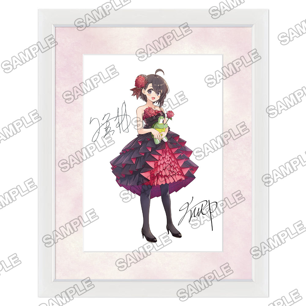 (Goods - Chara Fine Graph) Kadokawa BOOKS 10th Anniversary Celebration A5-Sized Chara Fine Graphs with Printed Autographs - Bofuri: I Don't Want to Get Hurt, so I'll Max Out My Defense. - Maple