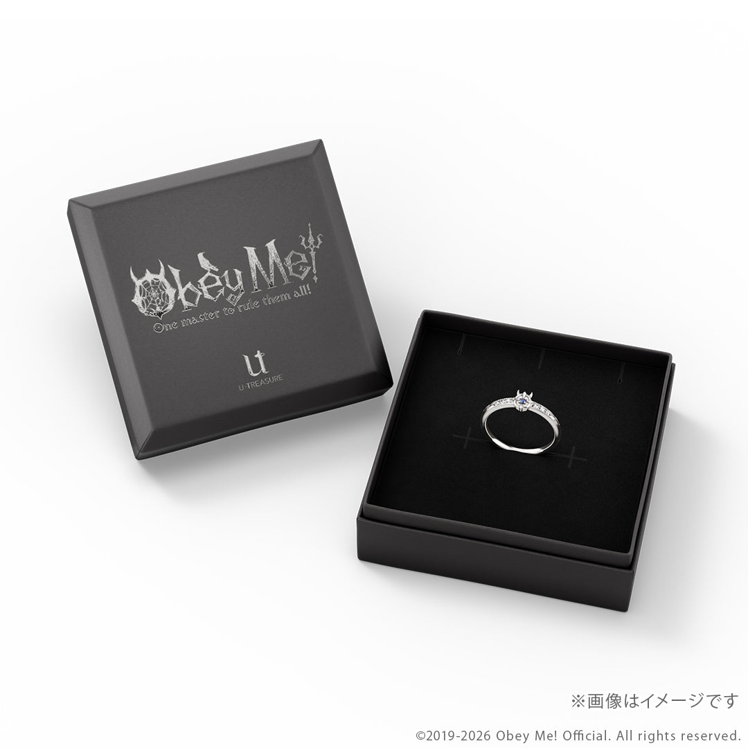 (Goods - Fine Jewelry) Obey Me! 7th Anniversary Secret Message Ring - Mammon {Bonus:Postcard}