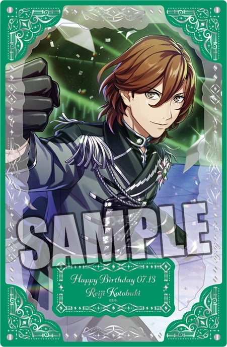 (Goods - Ornament) Uta no Prince-sama LIVE EMOTION Birthday Foil-Stamped Layered Acrylic Plate Extra ver. - Reiji Kotobuki [animate Exclusive]
