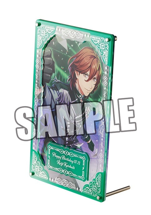 (Goods - Ornament) Uta no Prince-sama LIVE EMOTION Birthday Foil-Stamped Layered Acrylic Plate Extra ver. - Reiji Kotobuki [animate Exclusive]