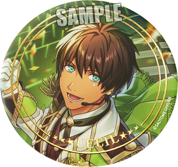 (Goods - Badge) Uta no Prince-sama LIVE EMOTION Birthday BIG Jewelry Button Badge Extra Ver. - Cecil Aijima [animate Exclusive]