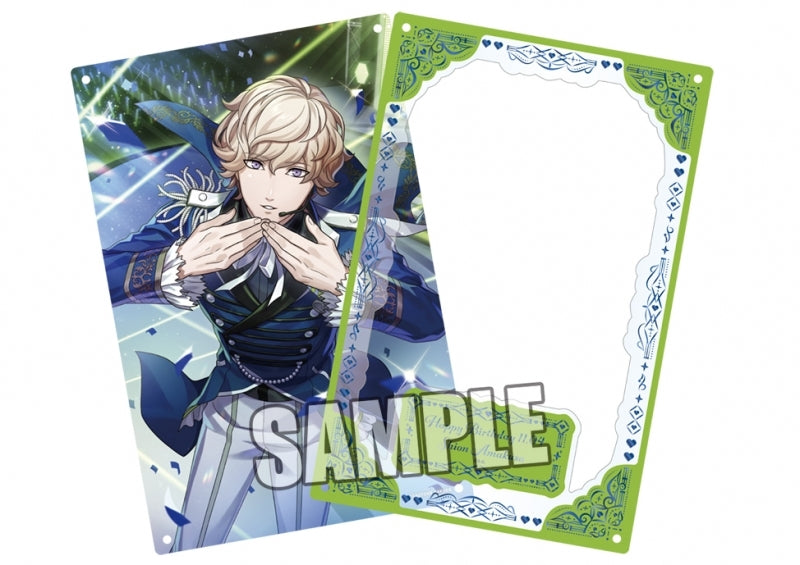 (Goods - Ornament) Uta no Prince-sama LIVE EMOTION Birthday Foil-Stamped Layered Acrylic Plate Extra Ver. - Shion Amakusa [animate Exclusive]