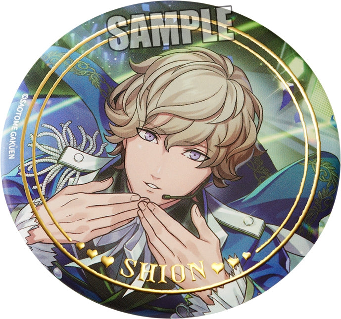 (Goods - Badge) Uta no Prince-sama LIVE EMOTION Birthday BIG Jewelry Button Badge Extra Ver. - Shion Amakusa [animate Exclusive]