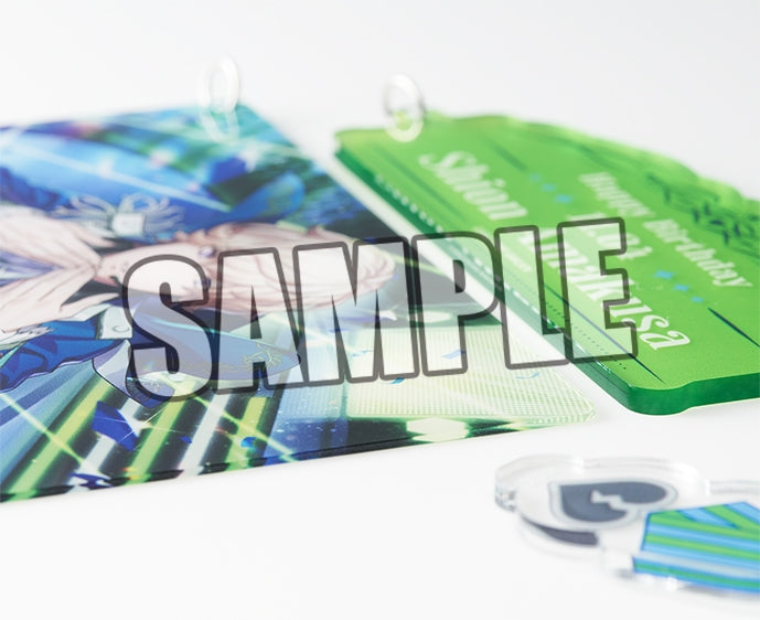 (Goods - Keychain) Uta no Prince-sama LIVE EMOTION Birthday 3-Piece Acrylic Keyring Extra Ver. - Shion Amakusa [animate Exclusive]