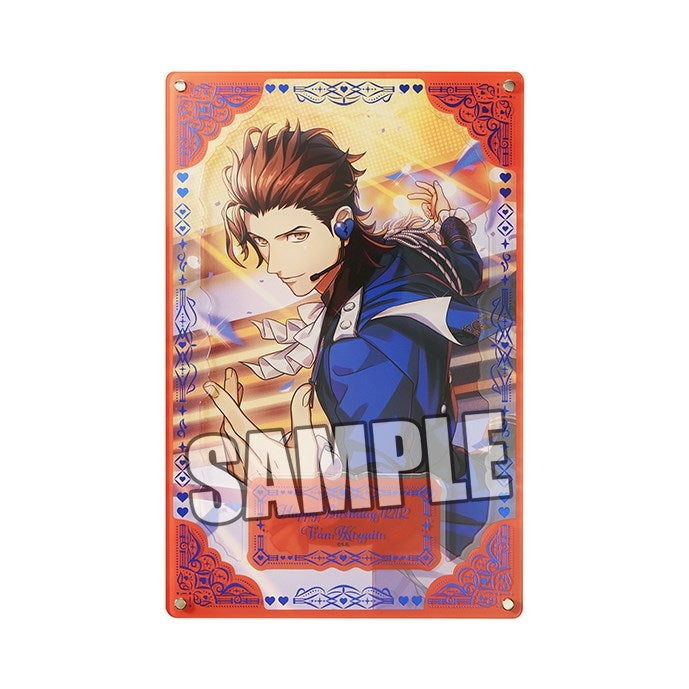 (Goods - Ornament) Uta no Prince-sama LIVE EMOTION Birthday Foil-Stamped Layered Acrylic Plate Extra Ver. - Van Kiryuin [animate Exclusive]