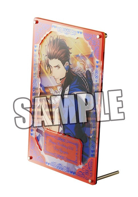 (Goods - Ornament) Uta no Prince-sama LIVE EMOTION Birthday Foil-Stamped Layered Acrylic Plate Extra Ver. - Van Kiryuin [animate Exclusive]