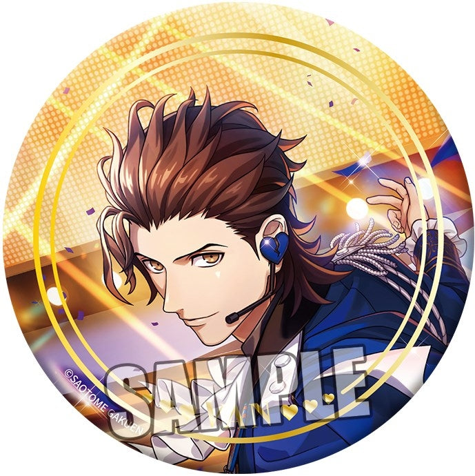 (Goods - Badge) Uta no Prince-sama LIVE EMOTION Birthday BIG Jewelry Button Badge Extra Ver. - Van Kiryuin [animate Exclusive]