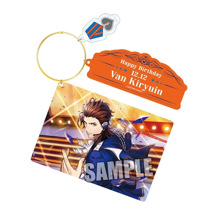 (Goods - Keychain) Uta no Prince-sama LIVE EMOTION Birthday 3-Piece Acrylic Keyring Extra Ver. - Van Kiryuin [animate Exclusive]
