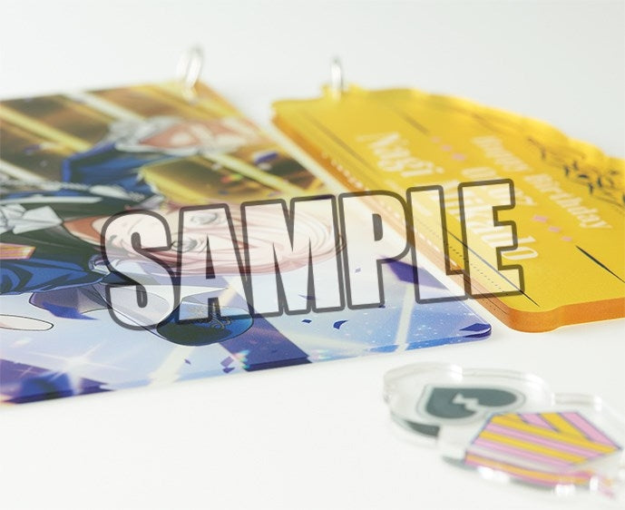 (Goods - Keychain) Uta no Prince-sama LIVE EMOTION Birthday 3-Piece Acrylic Keyring Extra Ver. - Nagi Mikado [animate Exclusive]