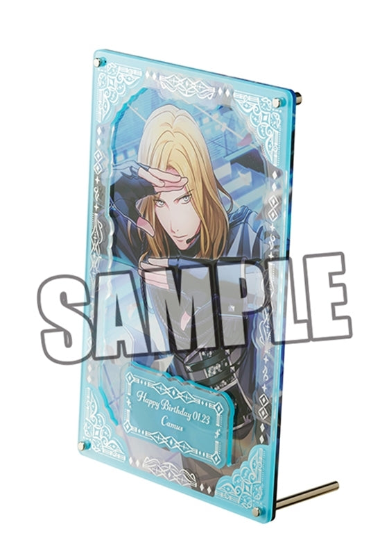 (Goods - Ornament) Uta no Prince-sama LIVE EMOTION Birthday Foil Stamped Layered Acrylic Plate Extra Ver. - Camus [animate Exclusive]