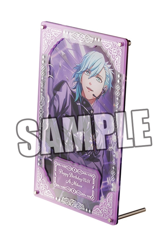 (Goods - Ornament) Uta no Prince-sama LIVE EMOTION Birthday Foil-stamped Layered Acrylic Plate Extra Ver. - Mikaze Ai [animate Exclusive]