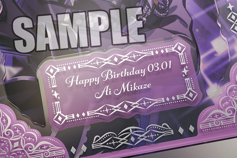 (Goods - Ornament) Uta no Prince-sama LIVE EMOTION Birthday Foil-stamped Layered Acrylic Plate Extra Ver. - Mikaze Ai [animate Exclusive]