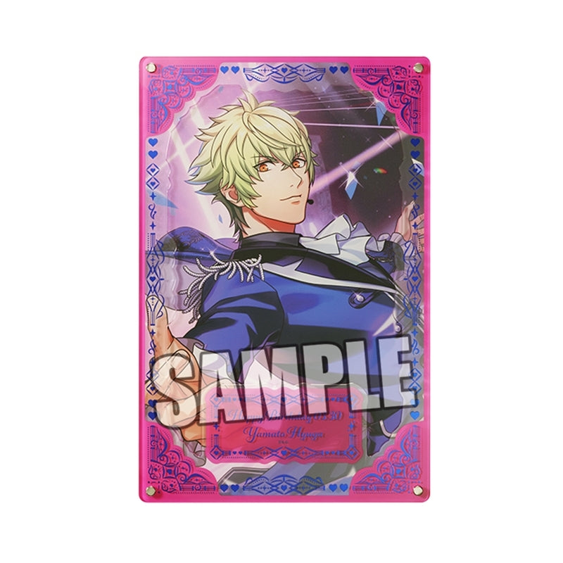 (Goods - Ornament) Uta no Prince-sama LIVE EMOTION Birthday Foil-stamped Layered Acrylic Plate Extra Ver. - Yamato Hyuga [animate Exclusive]