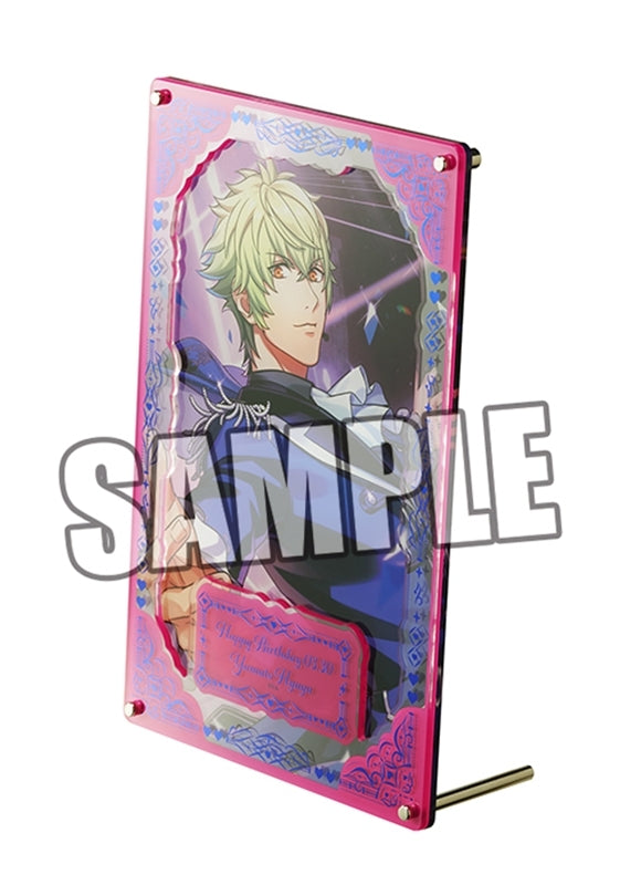 (Goods - Ornament) Uta no Prince-sama LIVE EMOTION Birthday Foil-stamped Layered Acrylic Plate Extra Ver. - Yamato Hyuga [animate Exclusive]