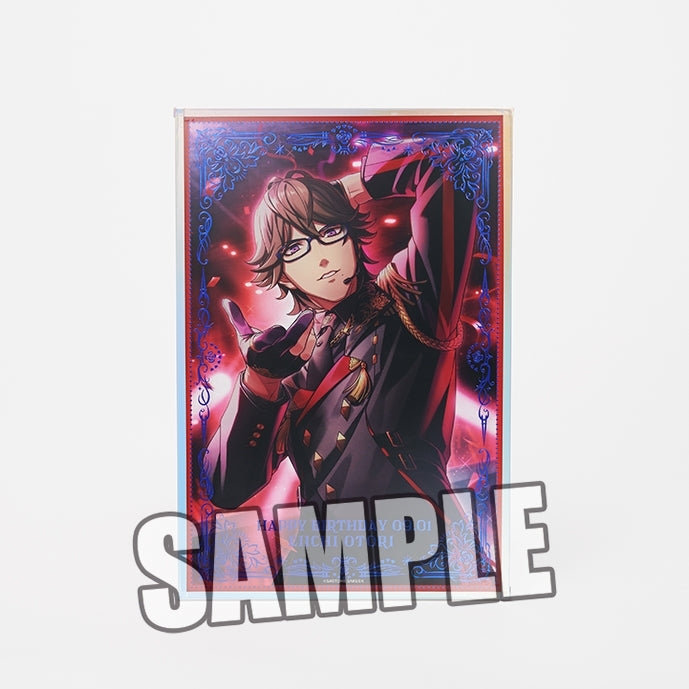 (Goods - Art Board) Uta no Prince-sama LIVE EMOTION Birthday Foil Embossed Acrylic Art Board Stage for Myself Ver. - Eiichi Otori [animate Exclusive]