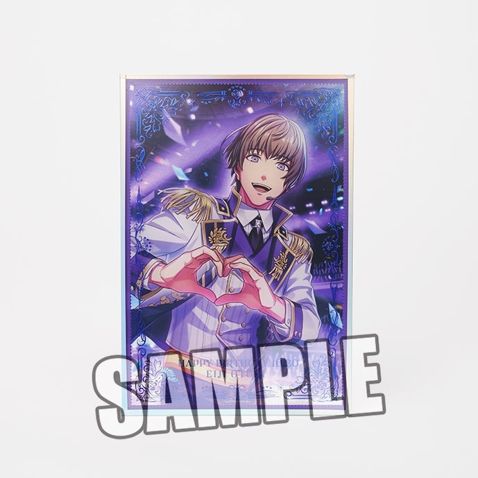(Goods - Art Board) Uta no Prince-sama LIVE EMOTION Birthday Foil Embossed Acrylic Art Board Stage for Myself Ver. - Eiji Otori [animate Exclusive]