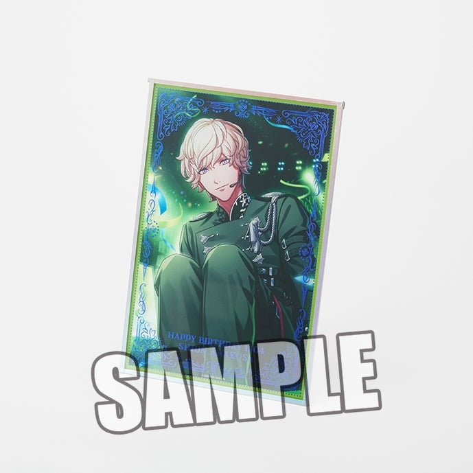 (Goods - Art Board) Uta no Prince-sama LIVE EMOTION Birthday Foil Embossed Acrylic Art Board Stage for Myself Ver. - Shion Amakusa [animate Exclusive]