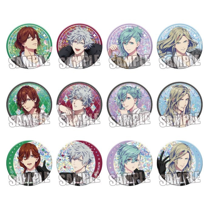 (1BOX=12)(Goods - Badge) Uta no Prince-sama the Movie TABOO NIGHT XXXX Trading Holographic Button Badge Idol Song Ver.