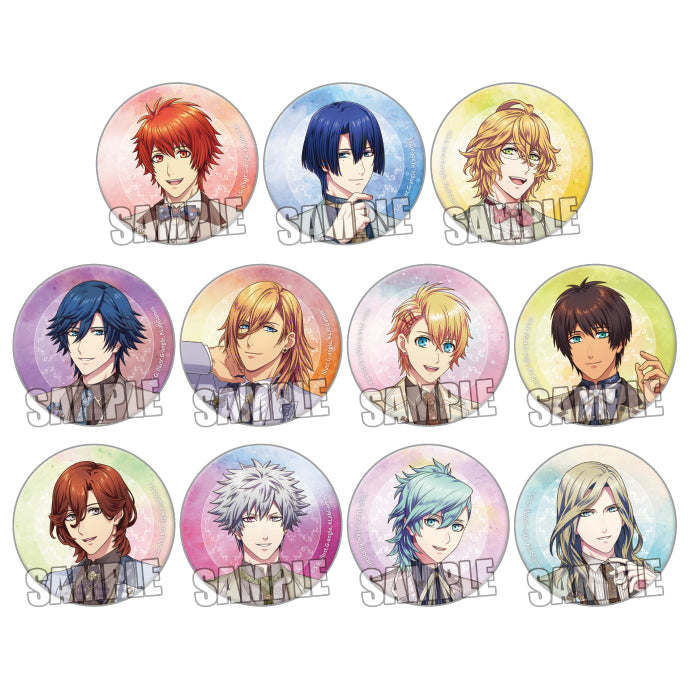 (1BOX=12)(Goods - Badge) Uta no Prince-sama Trading Button Badge Shining Birthday Acoustic Album Ver. [animate Exclusive]
