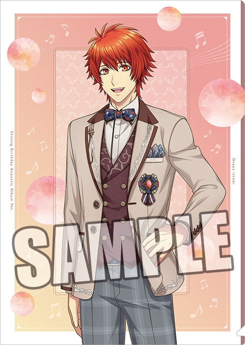 (Goods - Clear File) Uta no Prince-sama Clear File Shining Birthday Acoustic Album Ver. - Otoya Ittoki [animate Exclusive]