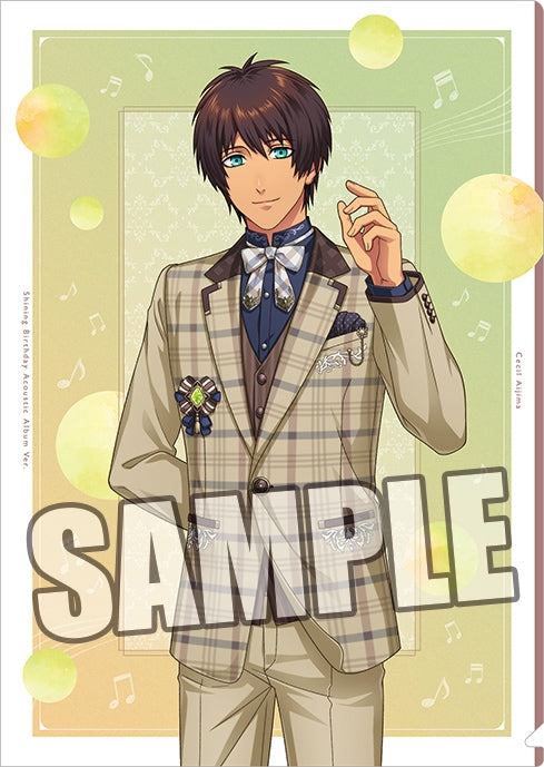 (Goods - Clear File) Uta no Prince-sama Clear File Shining Birthday Acoustic Album Ver. - Cecil Aijima [animate Exclusive]