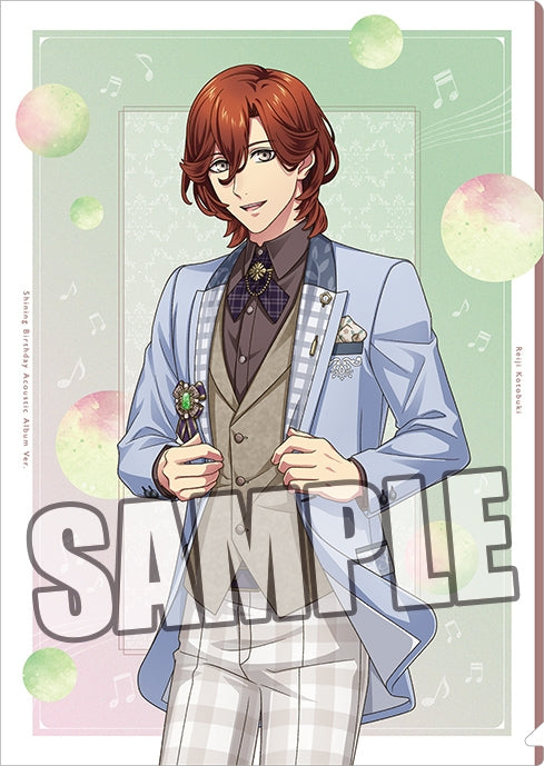 (Goods - Clear File) Uta no Prince-sama Clear File Shining Birthday Acoustic Album Ver. - Reiji Kotobuki [animate Exclusive]