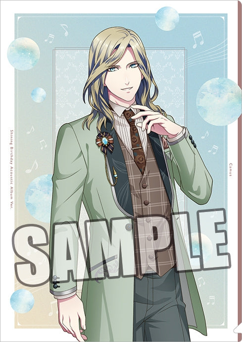 (Goods - Clear File) Uta no Prince-sama Clear File Shining Birthday Acoustic Album Ver. - Camus  [animate Exclusive]