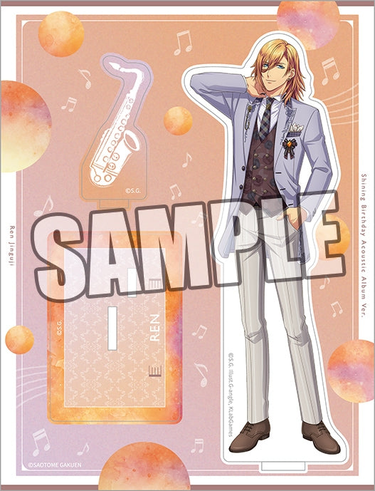 (Goods - Acrylic Stand) Uta no Prince-sama Acrylic Stand Shining Birthday Acoustic Album Ver. - Ren Jinguji [animate Exclusive]