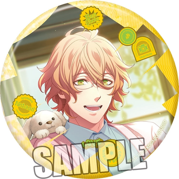 (Goods - Badge) Uta no Prince-sama BIG Holographic Button Badge Best Shots from Everyday Life Ver. - Natsuki Shinomiya