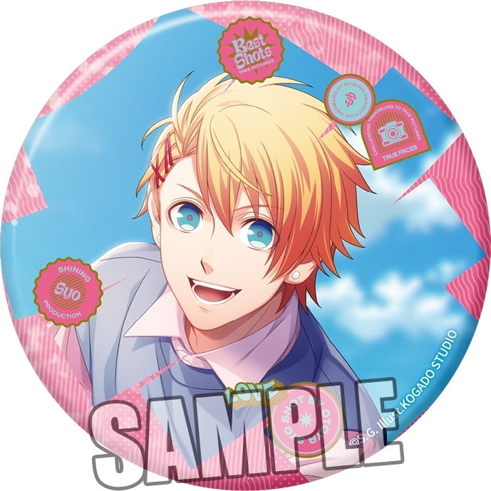 (Goods - Badge) Uta no Prince-sama BIG Holographic Button Badge Best Shots from Everyday Life Ver. - Syo Kurusu