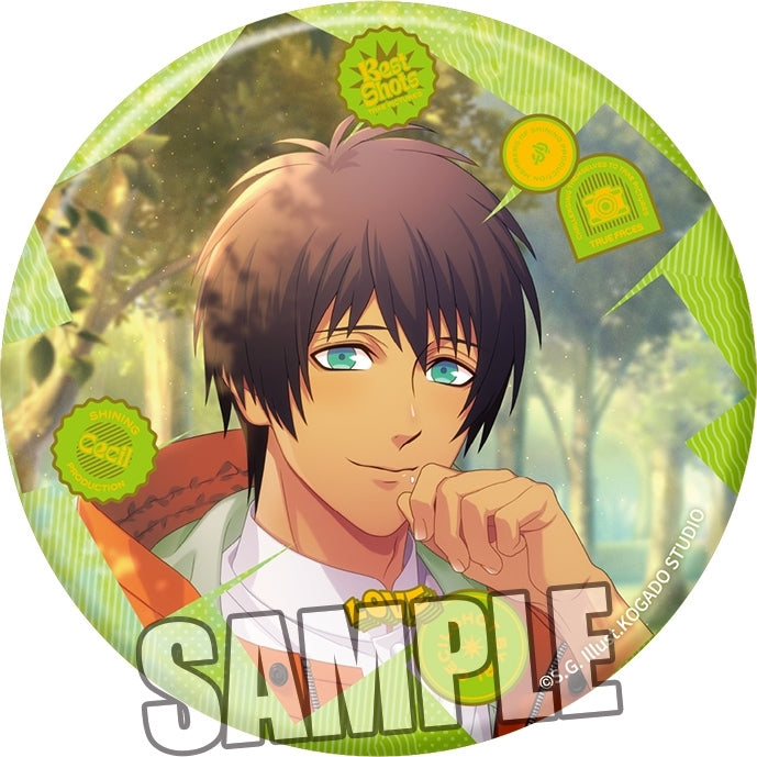 (Goods - Badge) Uta no Prince-sama BIG Holographic Button Badge Best Shots from Everyday Life Ver. - Cecil Aijima