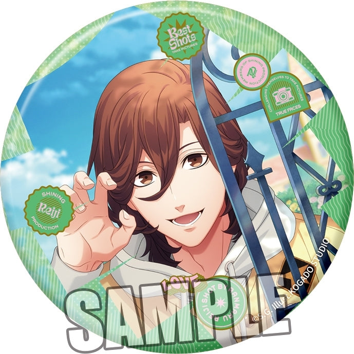 (Goods - Badge) Uta no Prince-sama BIG Holographic Button Badge Best Shots from Everyday Life Ver. - Reiji Kotobuki