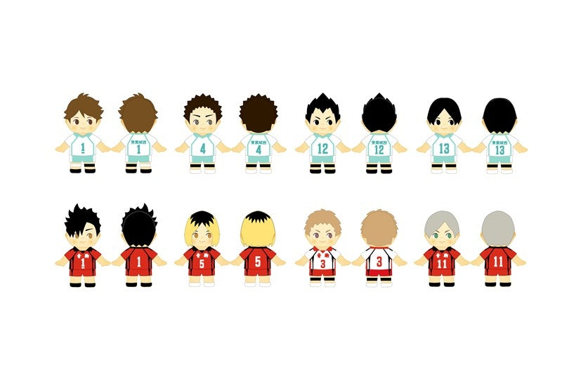 (1BOX=8)(Goods - Keychain) Haikyu!! Trading Costume Kewpie (Uniform) Vol. 2 (8 Types Total)