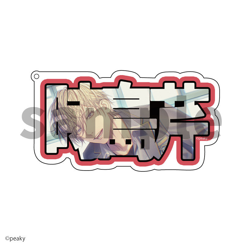 (Goods - Keychain) Gray Arcadia Name Plate Keychain Seri Tokishima