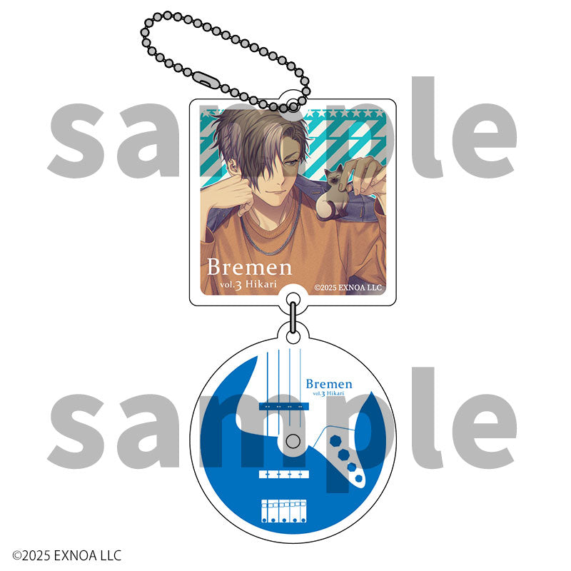 (Goods - Keychain) Bremen 5th Anniversary CD Style Two-Piece Keychain Bremen vol.3 Hikari