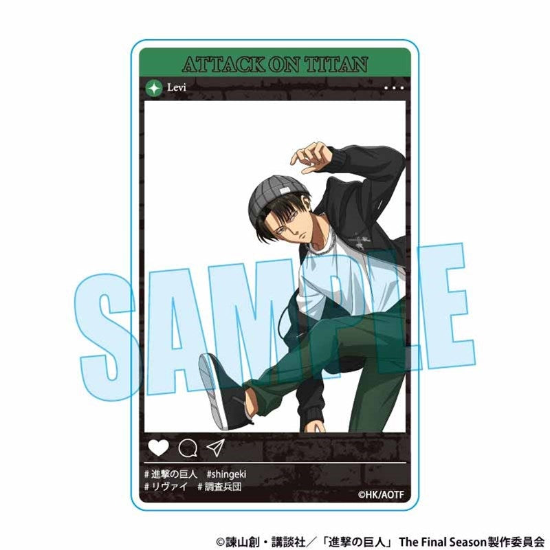 (Goods - Card) Attack on Titan Acrylic Card Levi Skater ver.