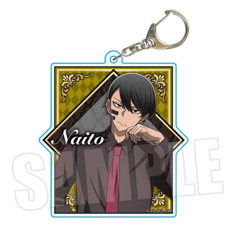 (Goods - Keychain) Tougen Anki ChoiDeka (A Little Big) Acrylic Keychain Naito Mudano (Throne)