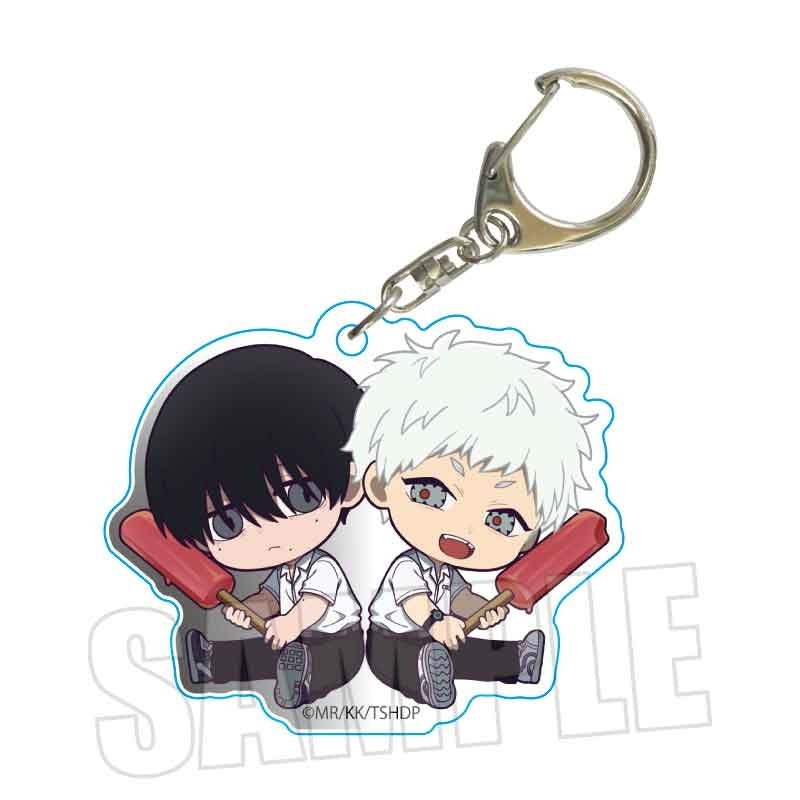 (Goods - Key Chain) TV Anime - The Summer Hikaru Died Gyugyutto Acrylic Key Chain Yoshiki & Hikaru
