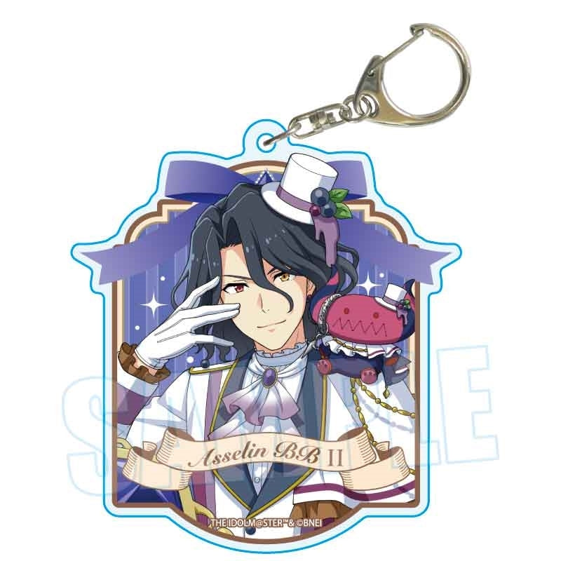 (Goods - Keychain) THE IDOLM@STER SideM ChoiDeka (A Little Big) Acrylic Keychain Asselin＝BB II Dolce Style ver. (animate Advance Sales)